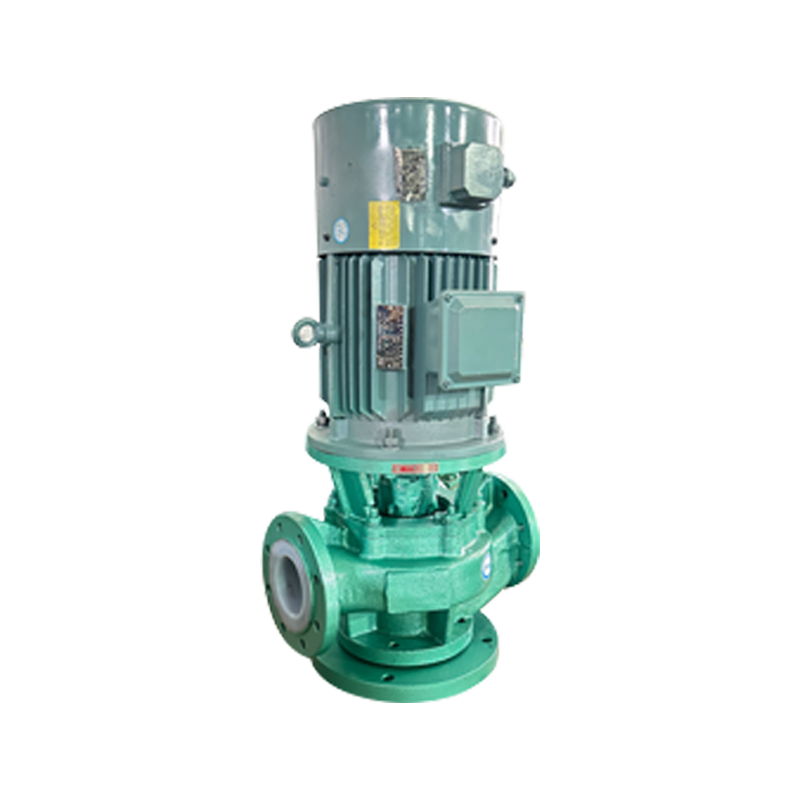 Máy bơm đường ống lót fluorine thẳng đứng IHG-F